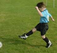 An action shot! Soccer and action?