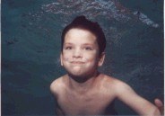 Dax during swimming lessons