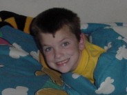 Dax in bed