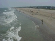 Kure beach south from Kure pier